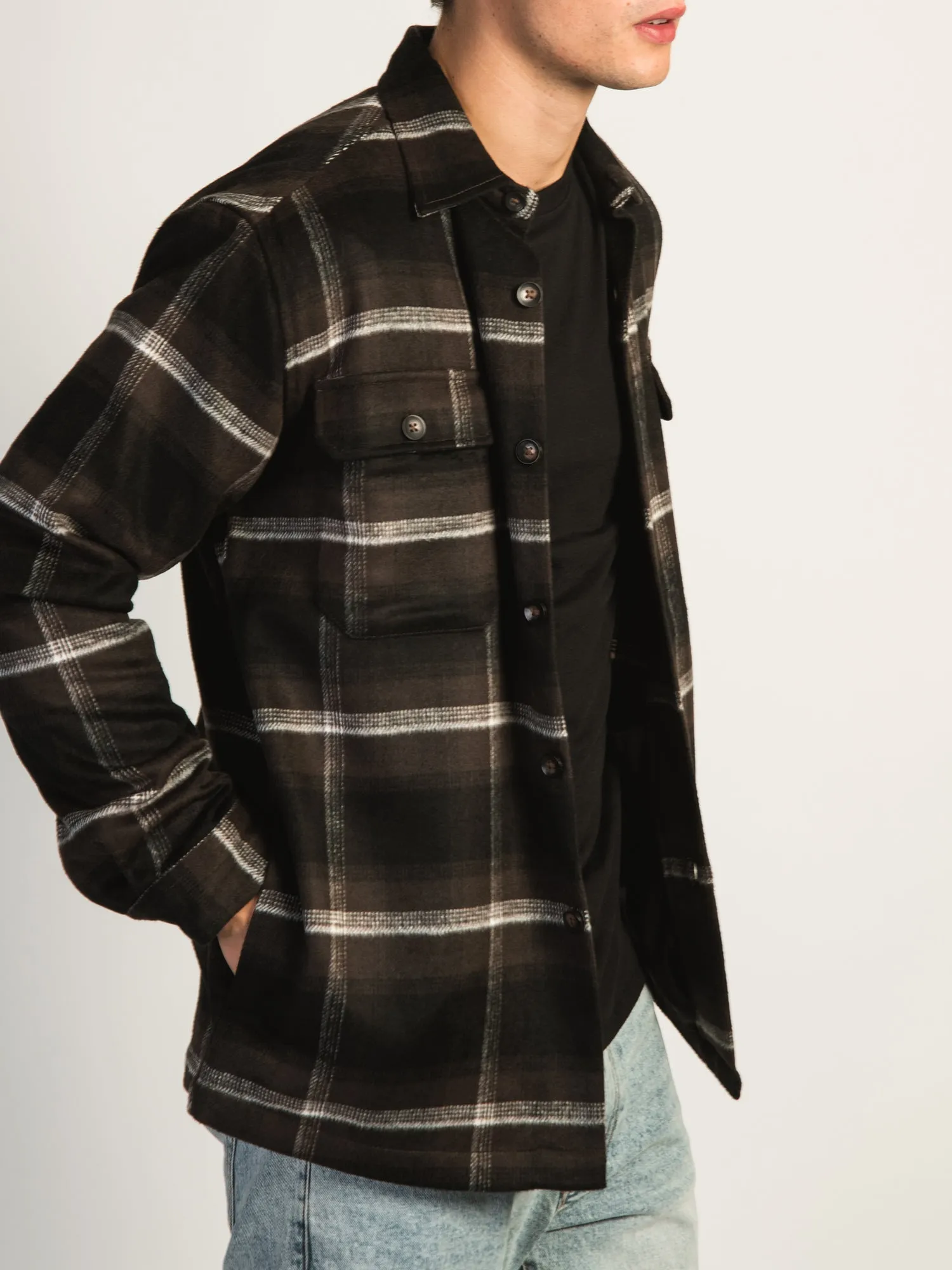 KOLBY TRAPPER OVERSHIRT - BROWN sold by Kolby product image thumbnail 2