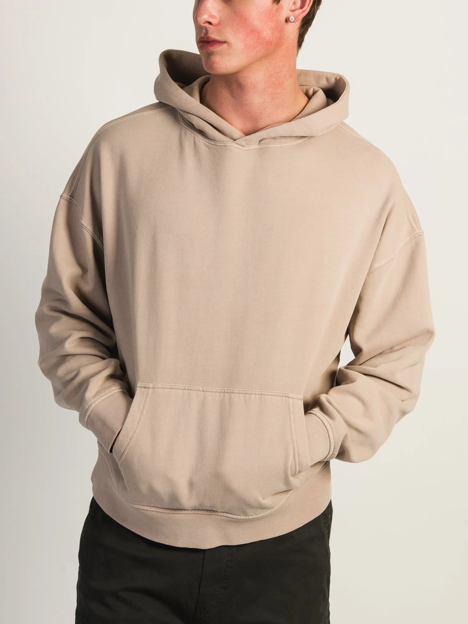 KOLBY RELAXED FIT HOODIE - PEBBLE sold by Kolby product image thumbnail 2