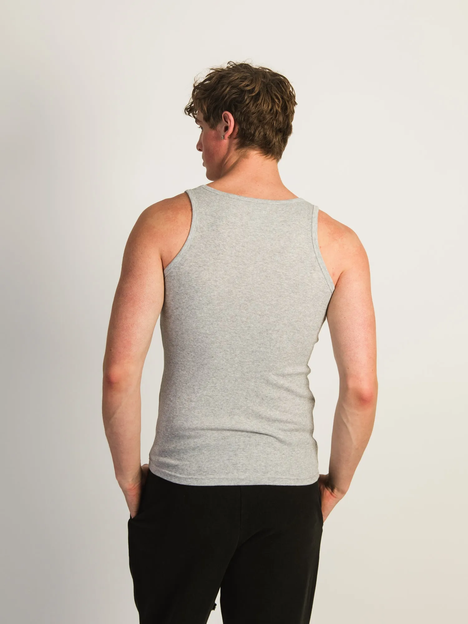 KOLBY RIB TANK - HEATHER GREY sold by Kolby product image thumbnail 3