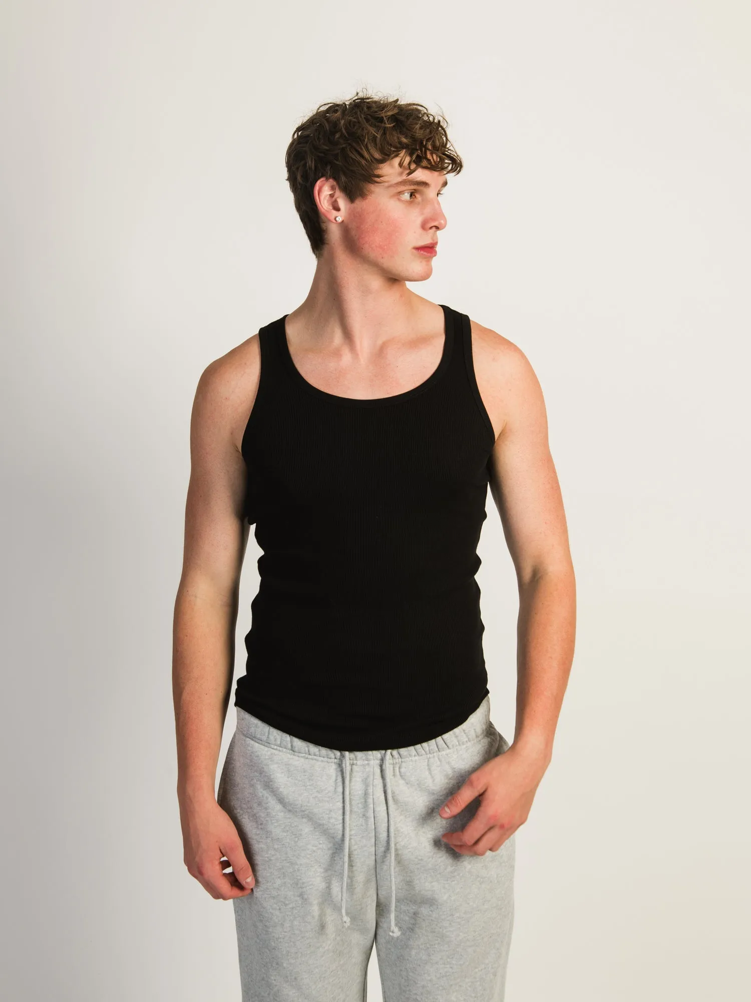 KOLBY RIB TANK - BLACK sold by Kolby