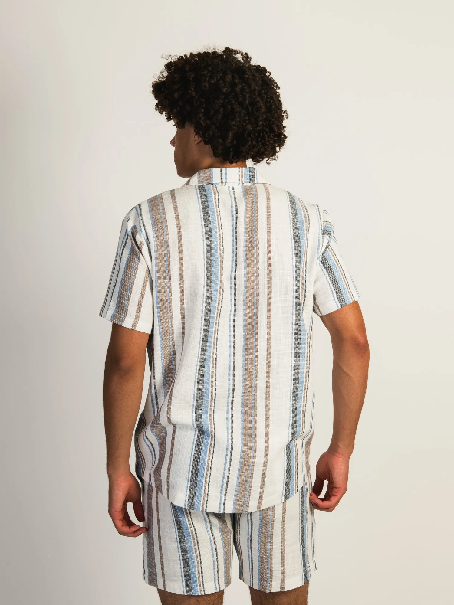 KOLBY STRIPE SHIRT - BLUE sold by Kolby product image thumbnail 4