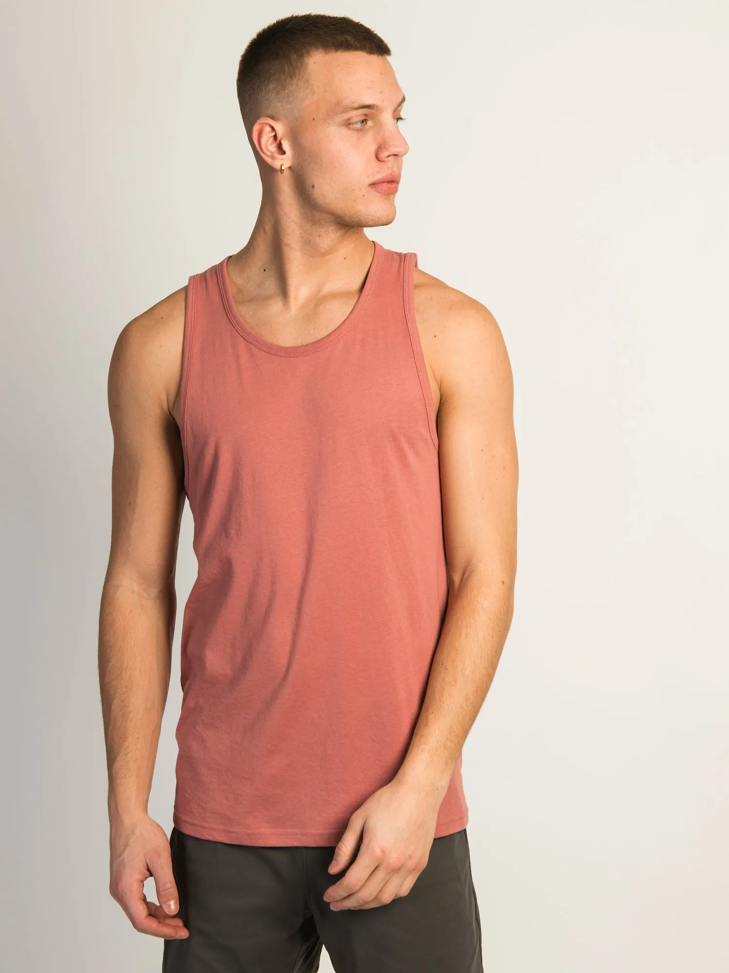 KOLBY ESSENTIAL TANK TOP - ROSE sold by Kolby