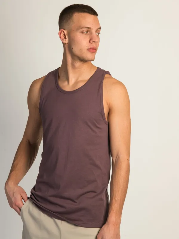 KOLBY ESSENTIAL TANK TOP - PURPLE sold by Kolby