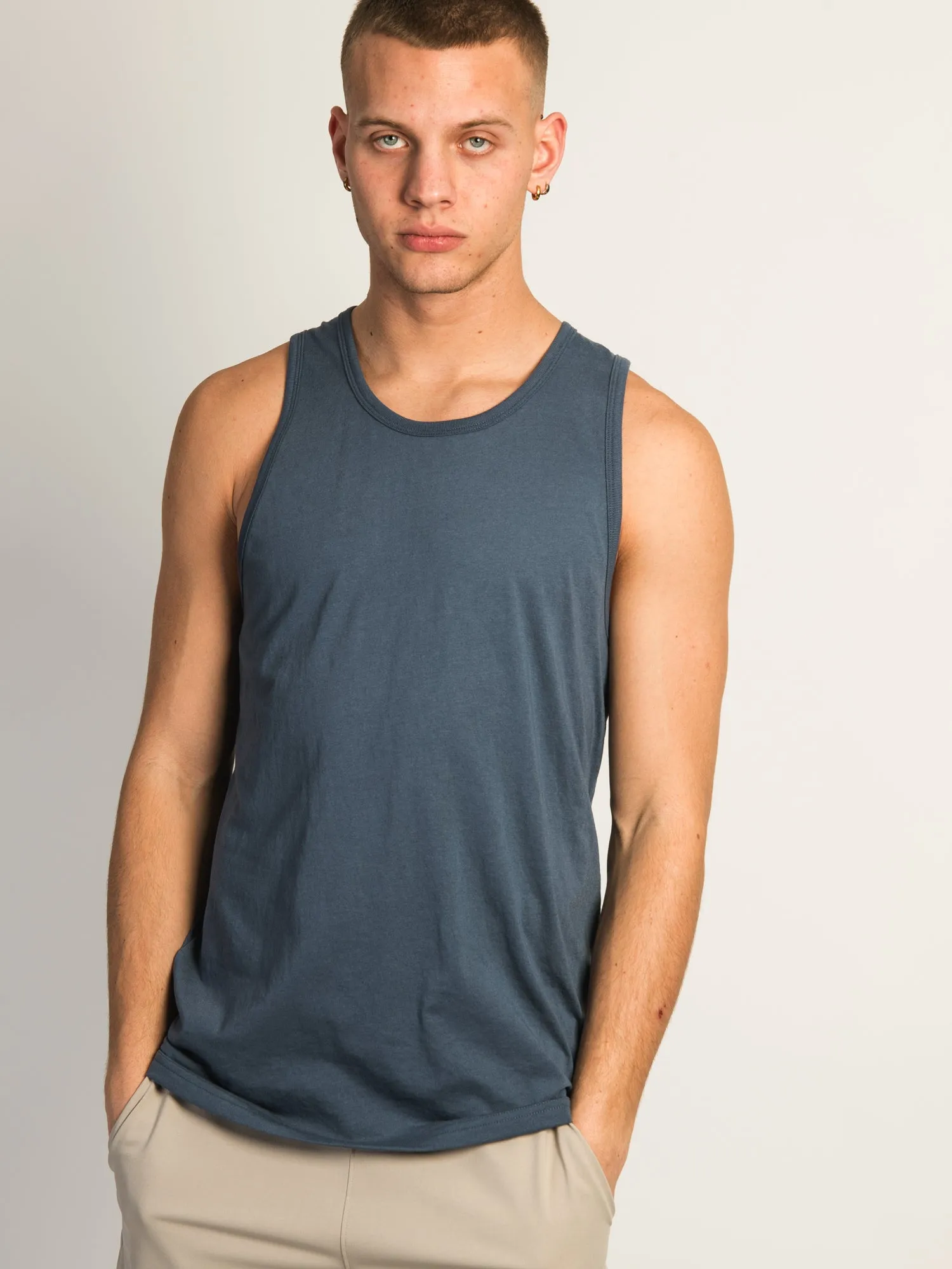 KOLBY ESSENTIAL TANK TOP - VINTAGE BLUE sold by Kolby product image thumbnail 3