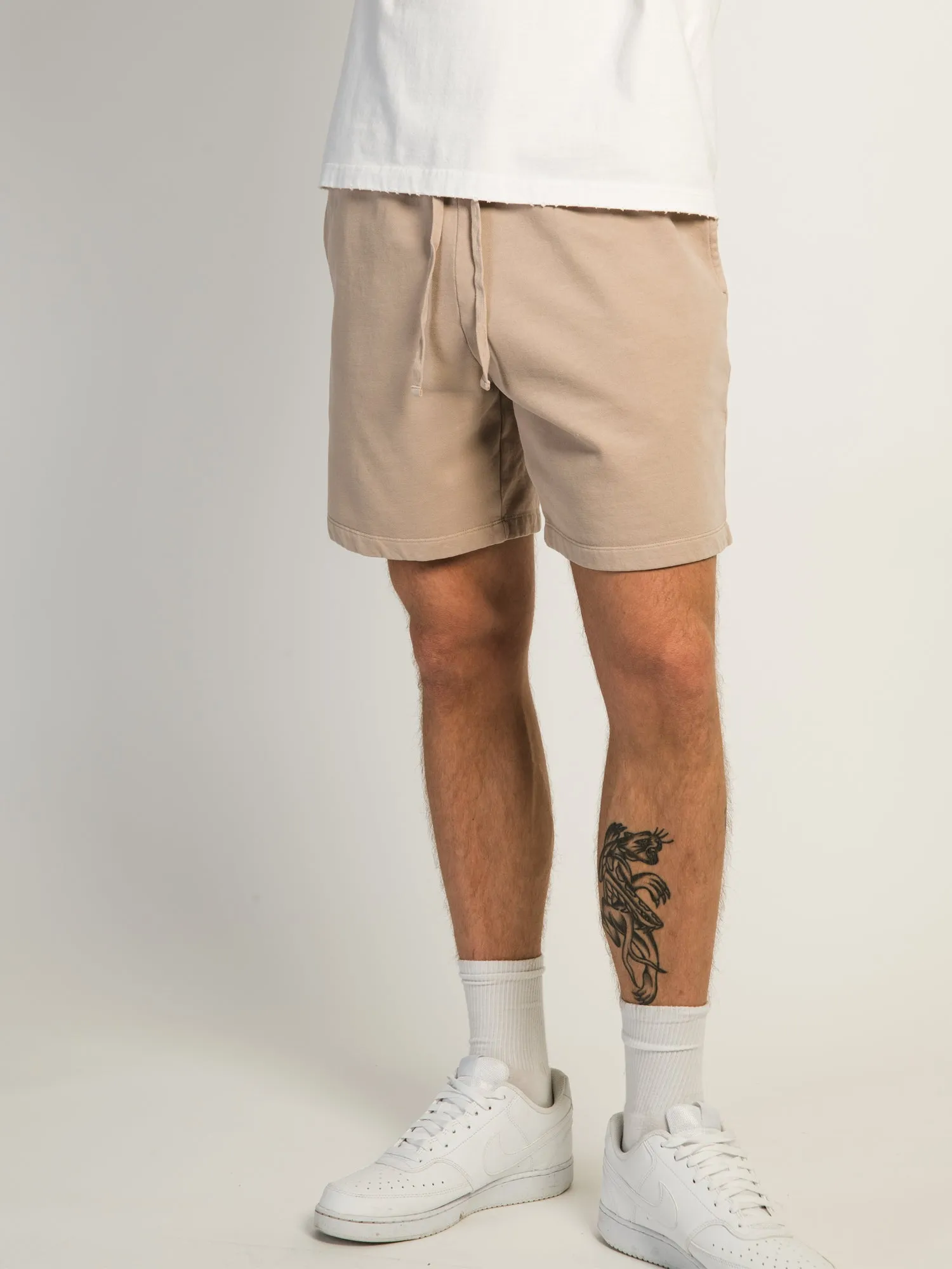 KOLBY FLEECE SHORT - PEBBLE sold by Kolby