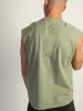KOLBY MUSCLE TANK TOP - SAGE sold by Kolby
