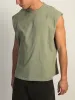 KOLBY MUSCLE TANK TOP - SAGE sold by Kolby