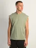 KOLBY MUSCLE TANK TOP - SAGE sold by Kolby