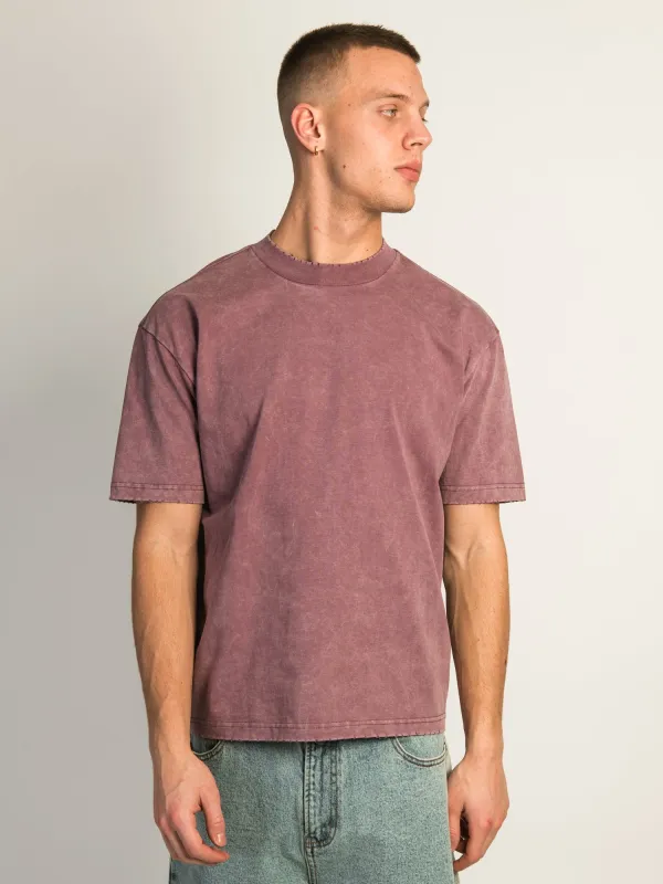 KOLBY HEAVYWEIGHT T-SHIRT - PEBBLE sold by Kolby