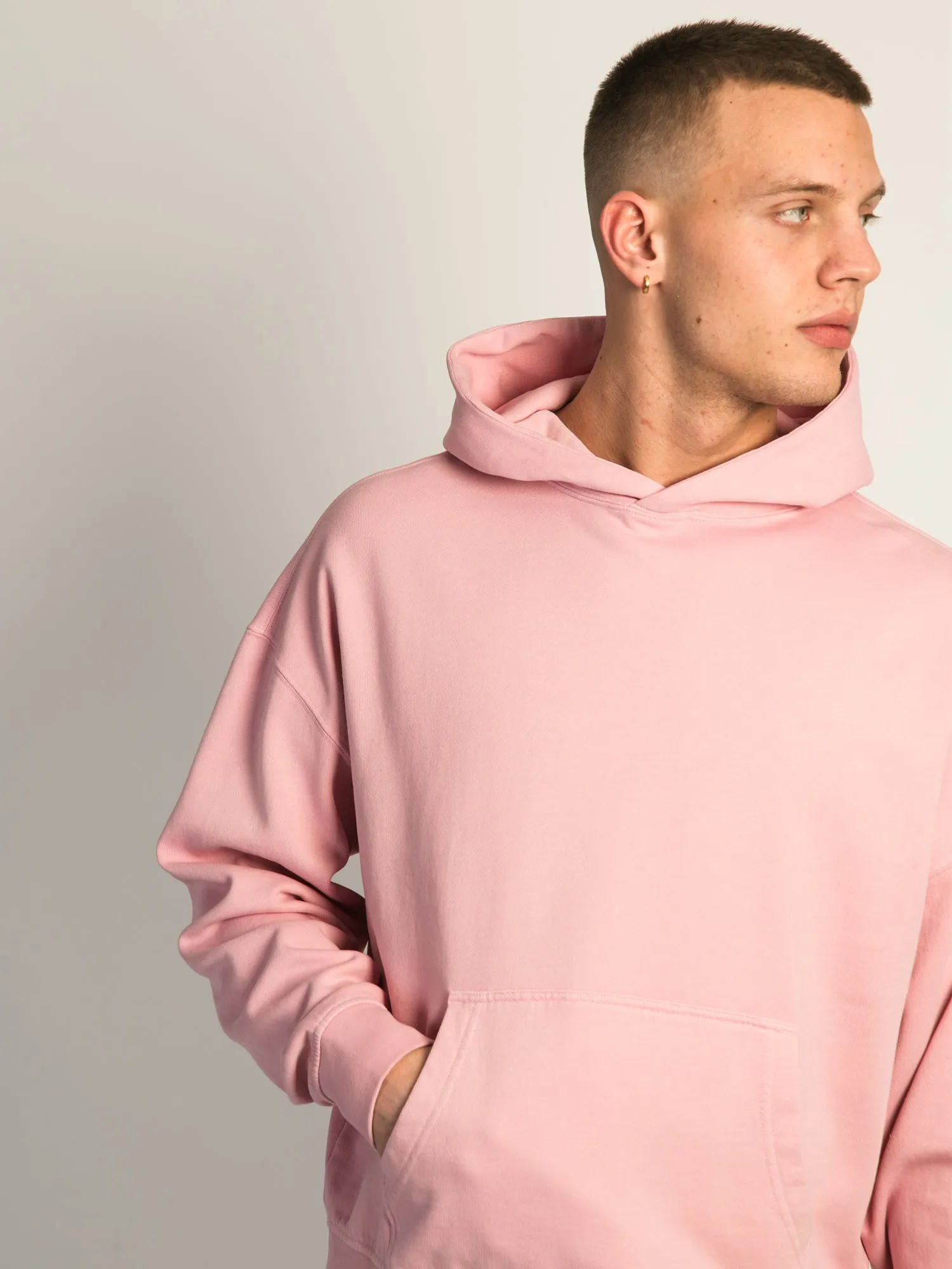 KOLBY RELAXED FIT HOODIE - PINK sold by Kolby product image thumbnail 4