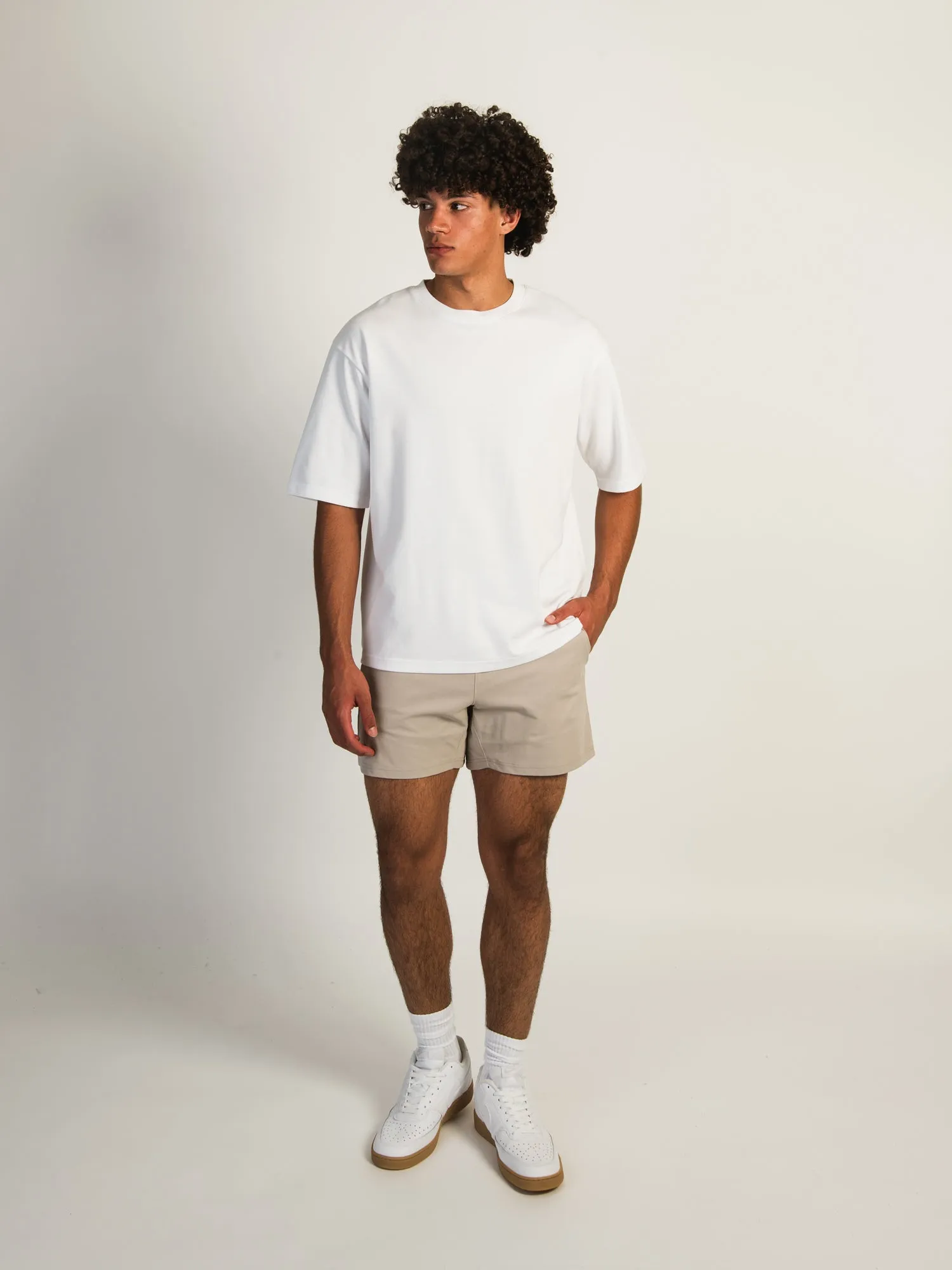 KOLBY KEEP COOL STRETCH PULL ON SHORT - PEBBLE sold by Kolby product image thumbnail 2