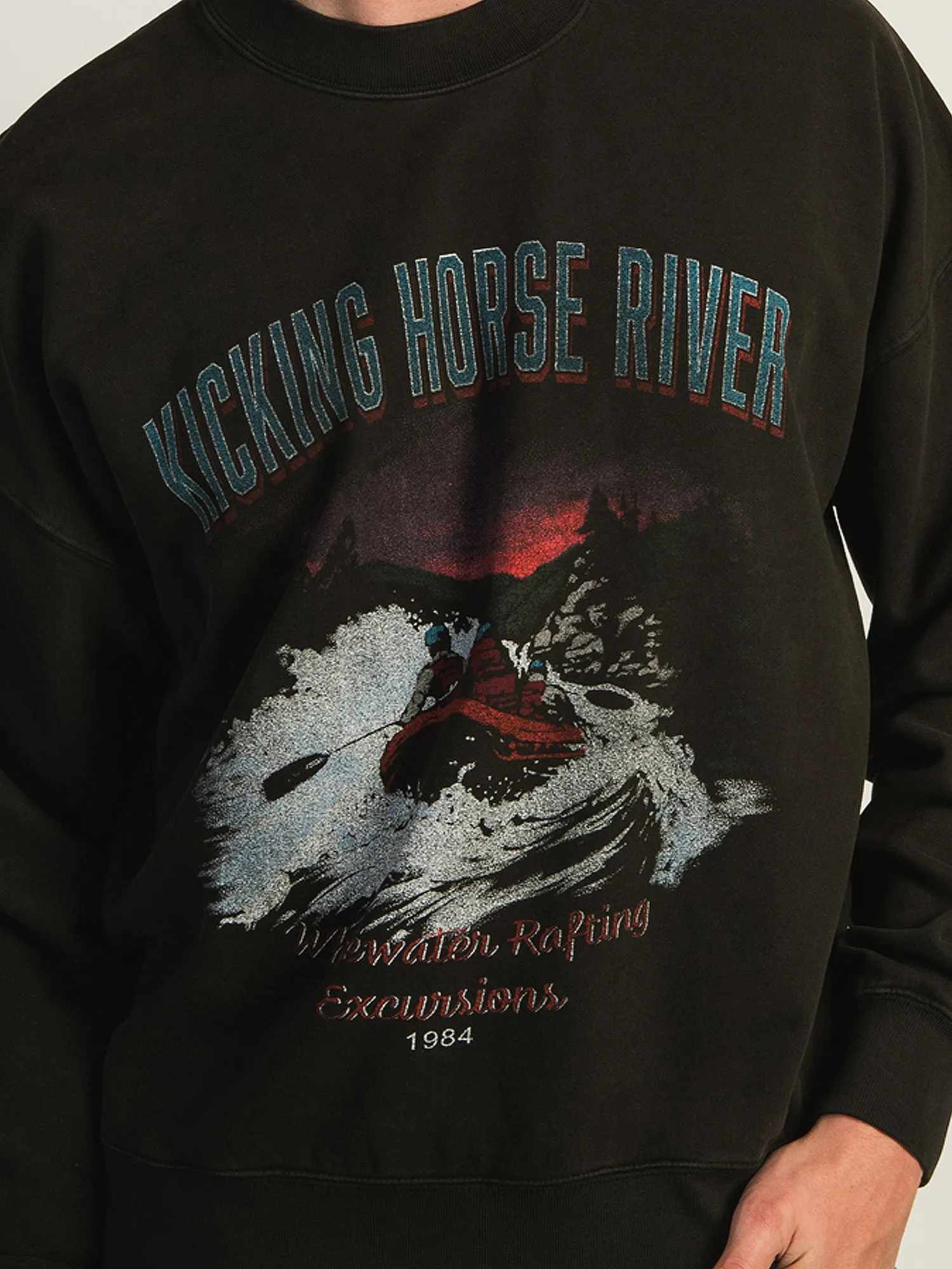 KOLBY RELAXED FIT GRAPHIC CREW - KICKING HORSE RIVER sold by Kolby product image thumbnail 2