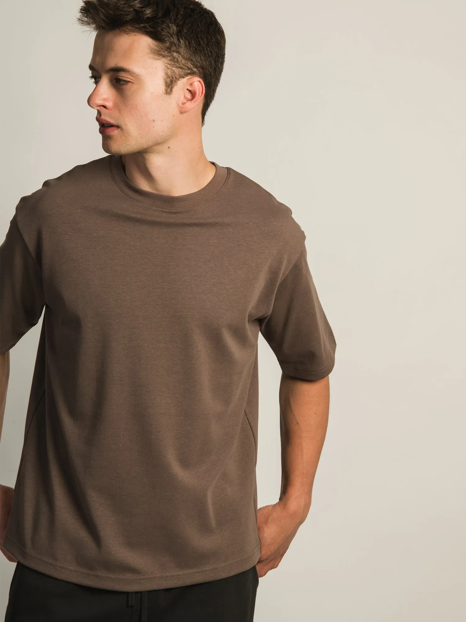 KOLBY KEEP COOL BOXY FIT TEE - BROWN sold by Kolby product image thumbnail 5