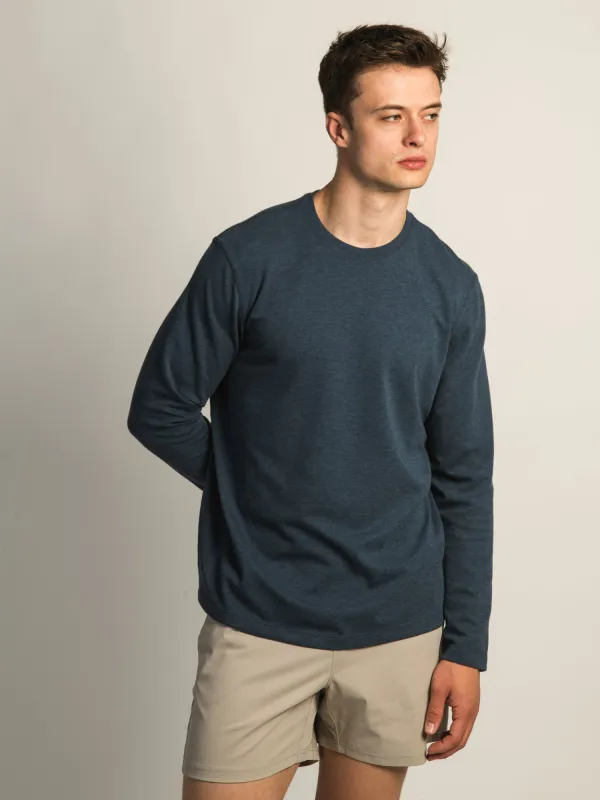 KOLBY KEEP COOL LONG SLEEVE - NAVY sold by Kolby