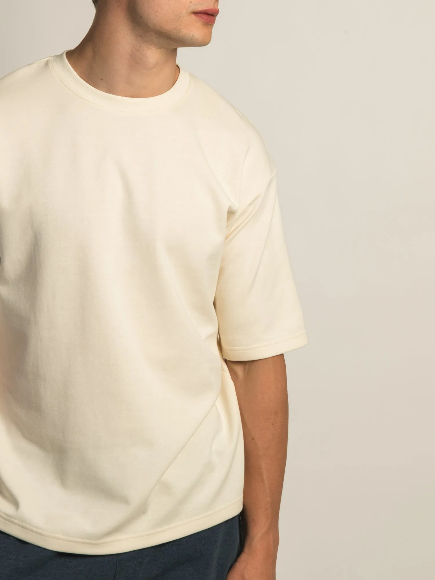 KOLBY KEEP COOL BOXY FIT TEE- CREAM sold by Kolby product image thumbnail 3