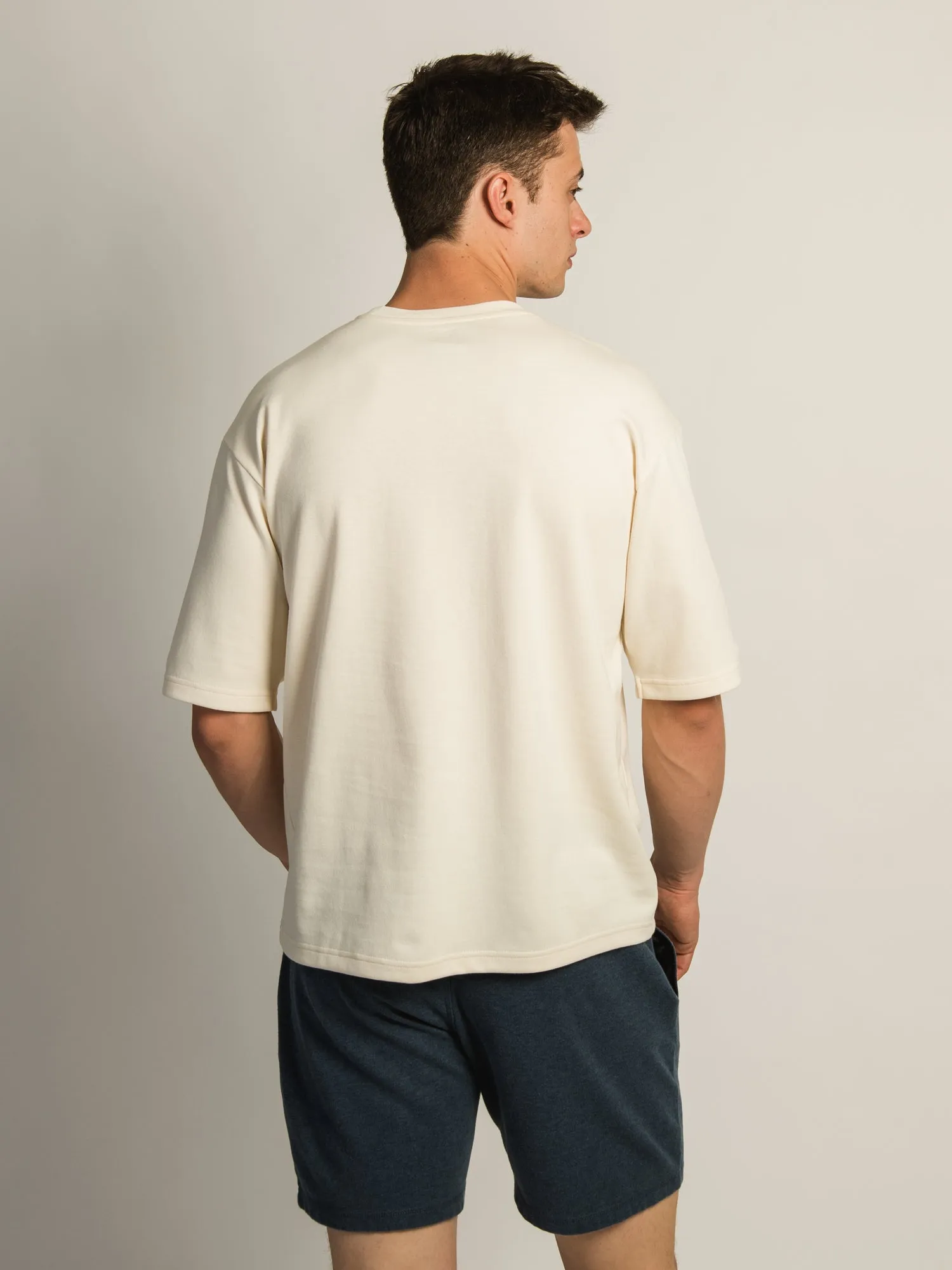 KOLBY KEEP COOL BOXY FIT TEE- CREAM sold by Kolby product image thumbnail 5