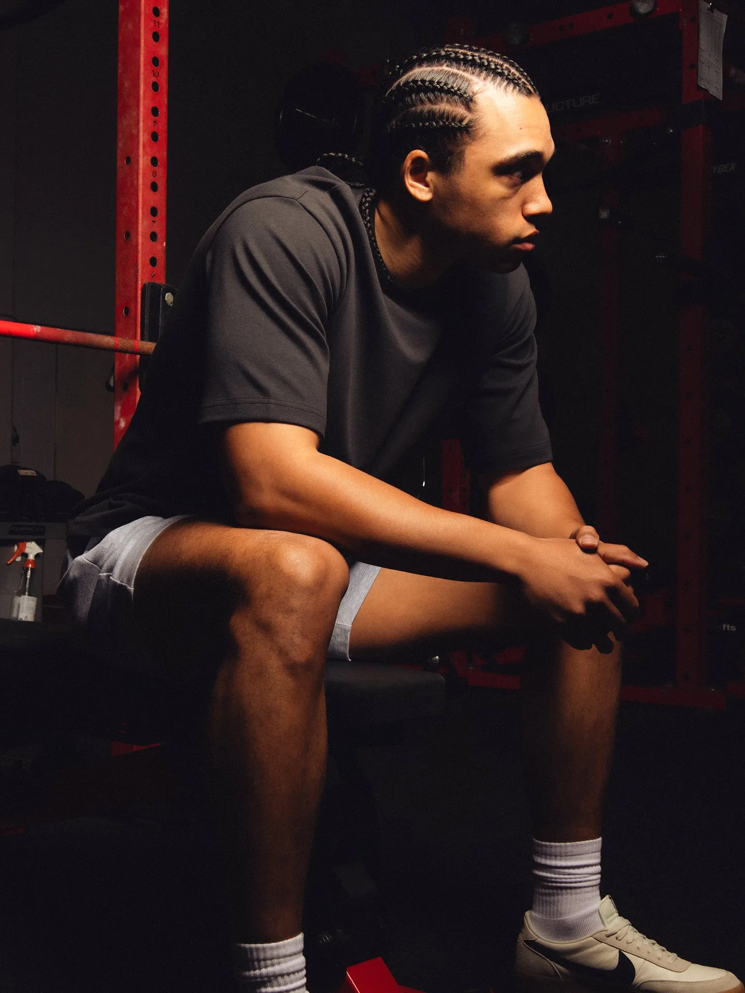 KOLBY KEEP COOL BOXY FIT TEE - BLACK sold by Kolby