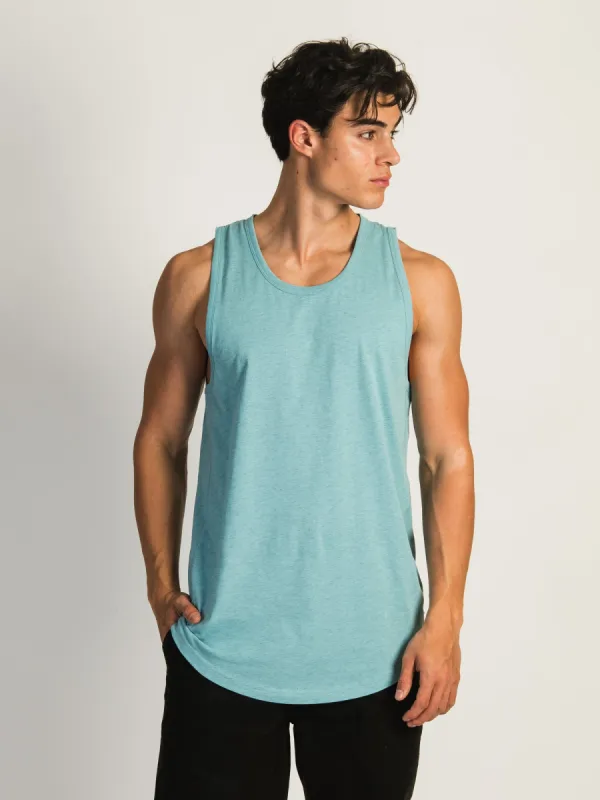 KOLBY LONGLINE TANK - BLUE sold by Kolby