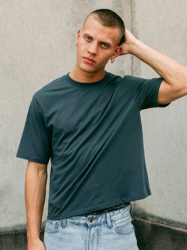 KOLBY KEEP COOL BOXY FIT TEE - TEAL sold by Kolby