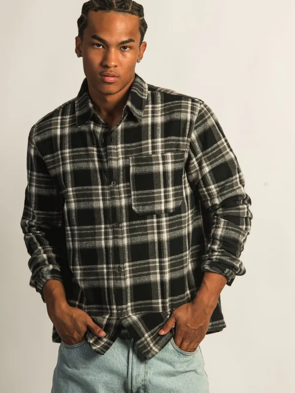 KOLBY 90S FLANNEL - BLACK sold by Kolby