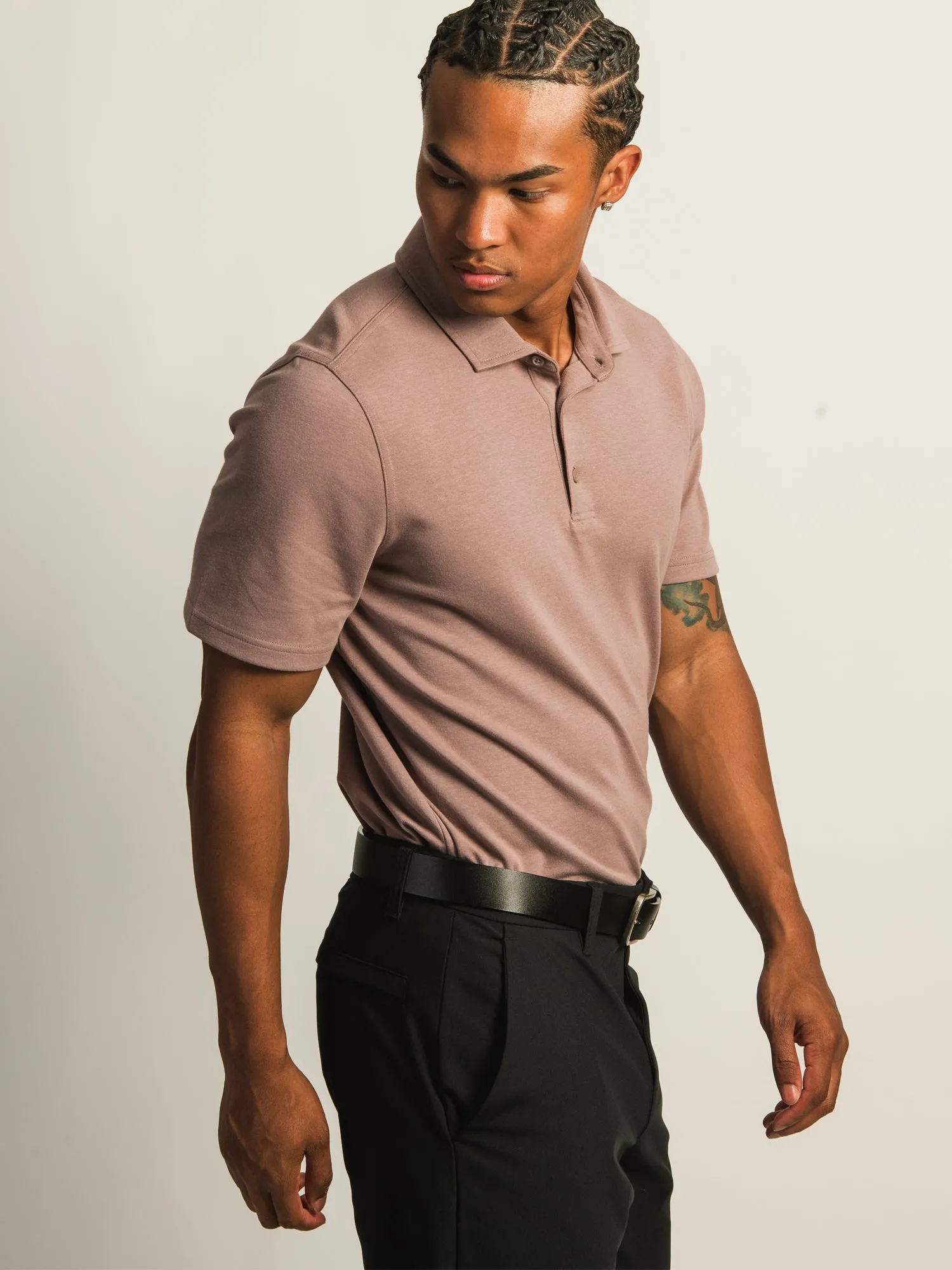 KOLBY KEEP COOL POLO - BURGUNDY sold by Kolby product image thumbnail 4