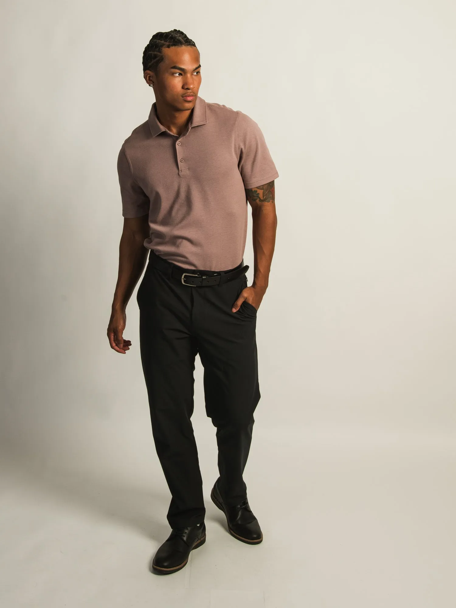 KOLBY KEEP COOL POLO - BURGUNDY sold by Kolby product image thumbnail 2