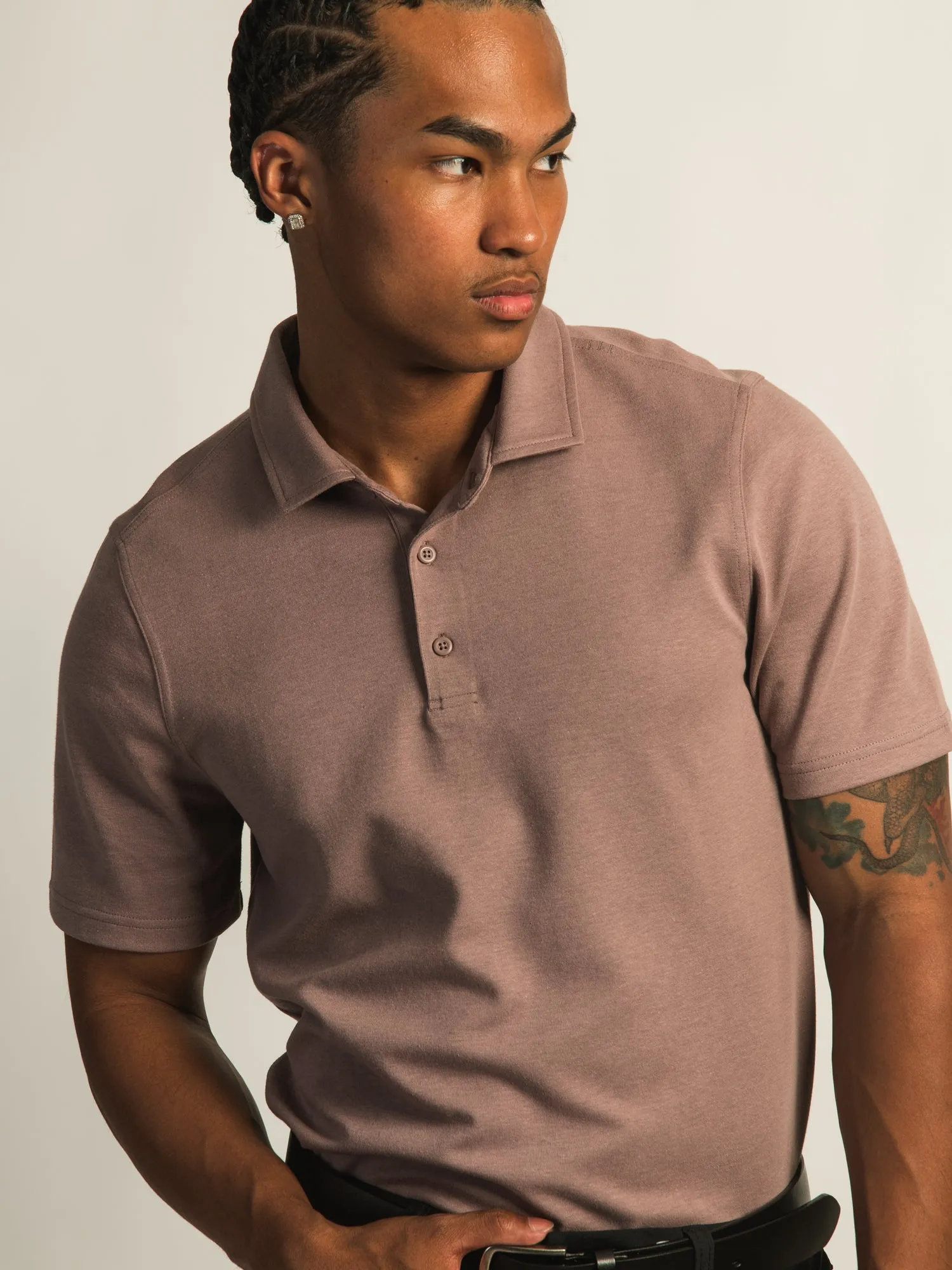 KOLBY KEEP COOL POLO - BURGUNDY sold by Kolby product image thumbnail 3