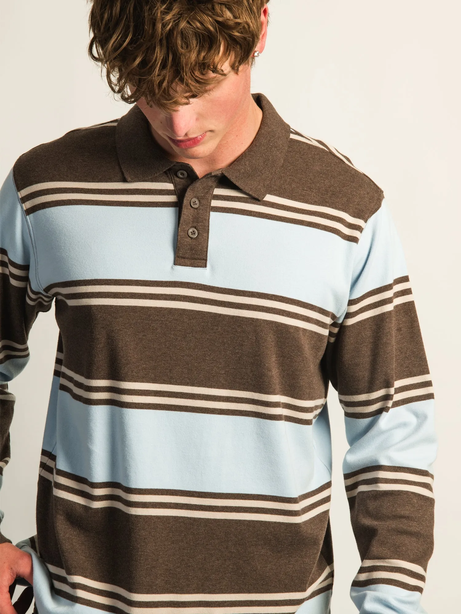 KOLBY LONG SLEEVE RUGBY SHIRT - SKY sold by Kolby product image thumbnail 4