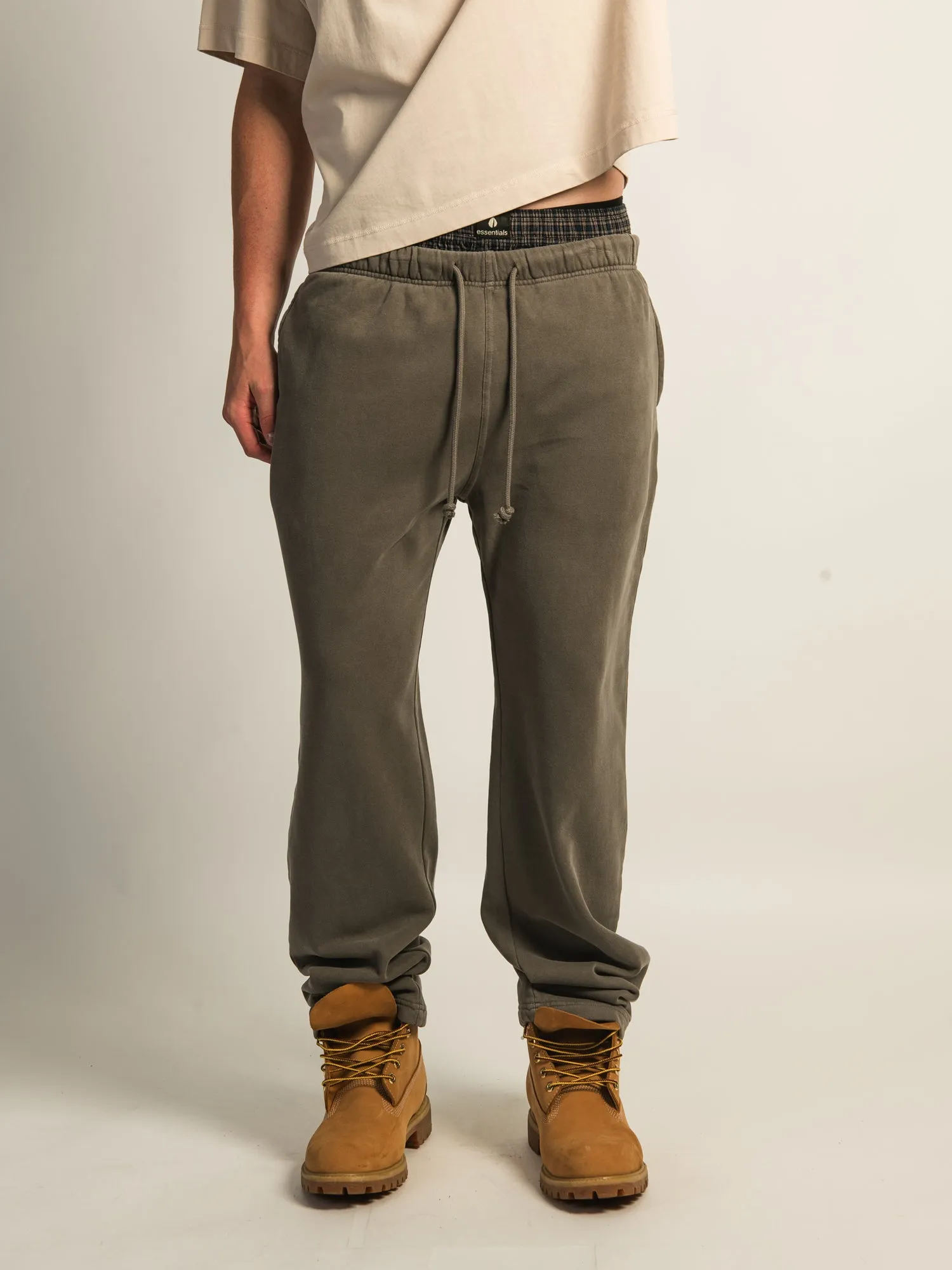 KOLBY VINTAGE WASH LOUNGE PANT - IRON sold by Kolby