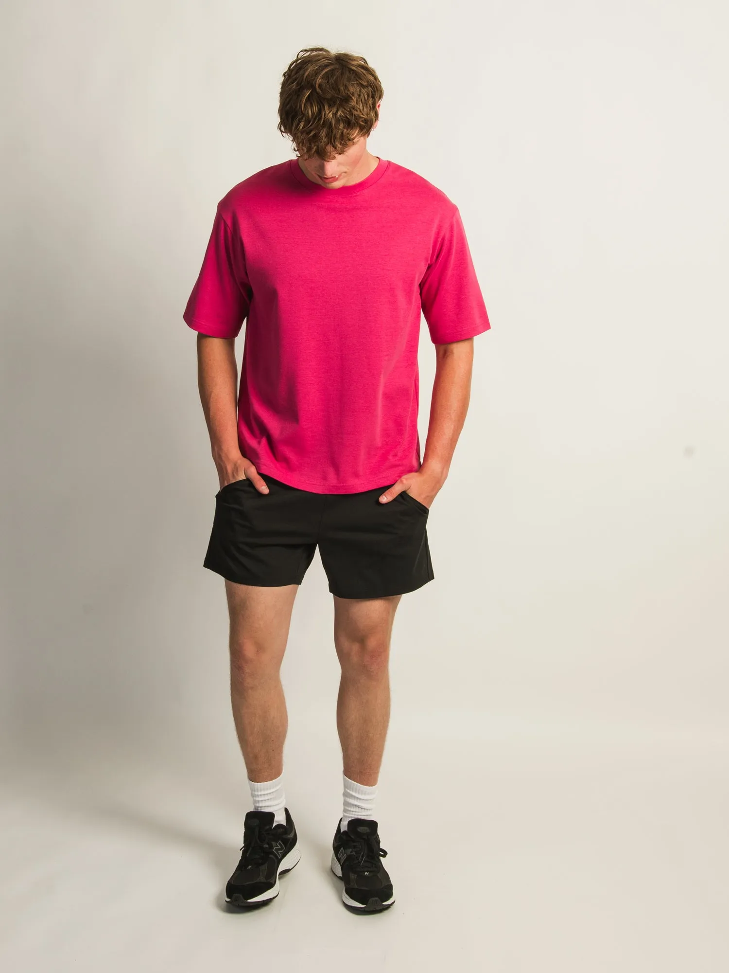 KOLBY KEEP COOL BOXY FIT TEE- BERRY sold by Kolby product image thumbnail 2
