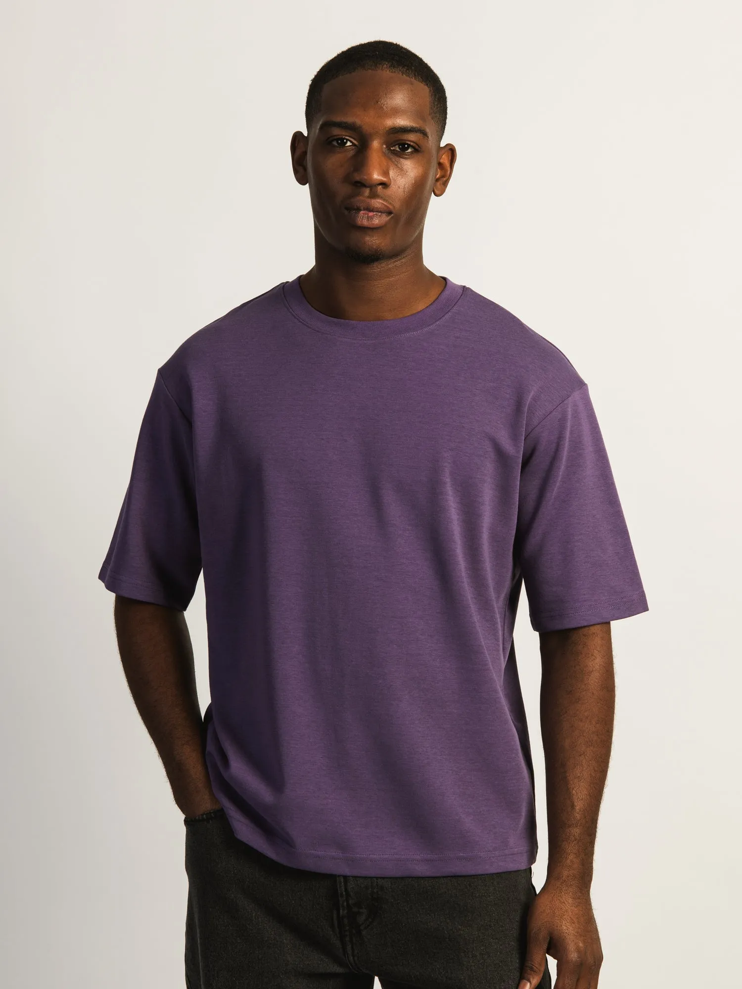 KOLBY KEEP COOL BOXY FIT TEE - PURPLE sold by Kolby