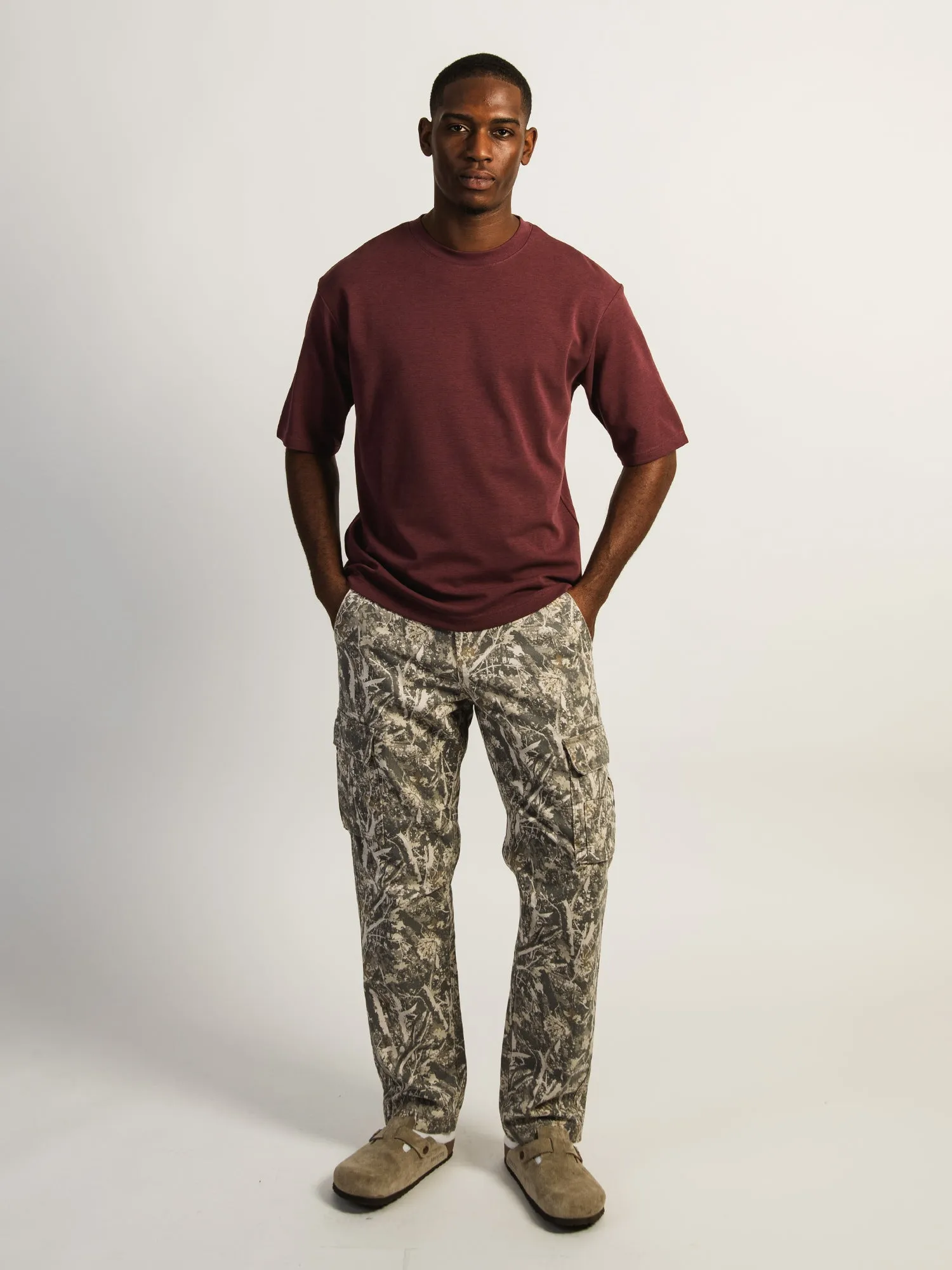 KOLBY KEEP COOL BOXY FIT TEE - PLUM sold by Kolby product image thumbnail 2