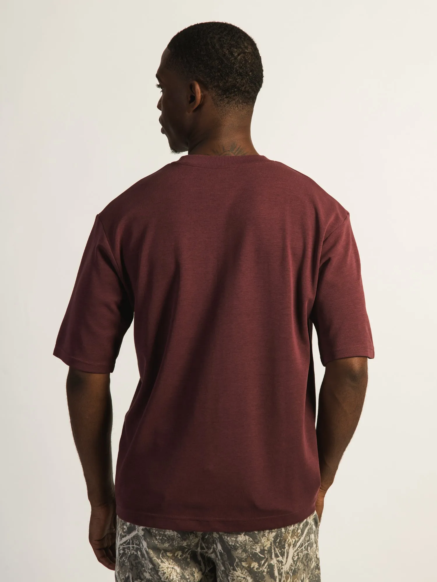 KOLBY KEEP COOL BOXY FIT TEE - PLUM sold by Kolby product image thumbnail 4