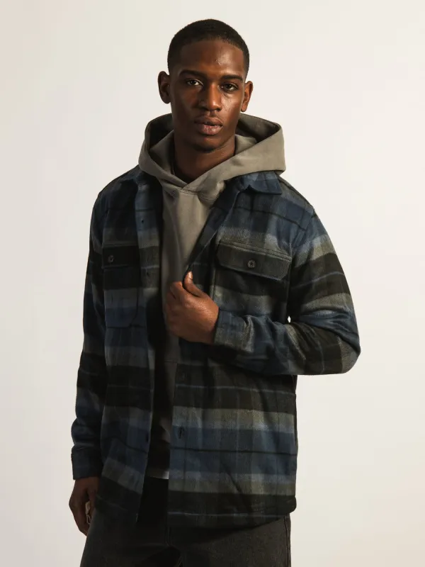 KOLBY PLAID OVERSHIRT - BLUE sold by Kolby