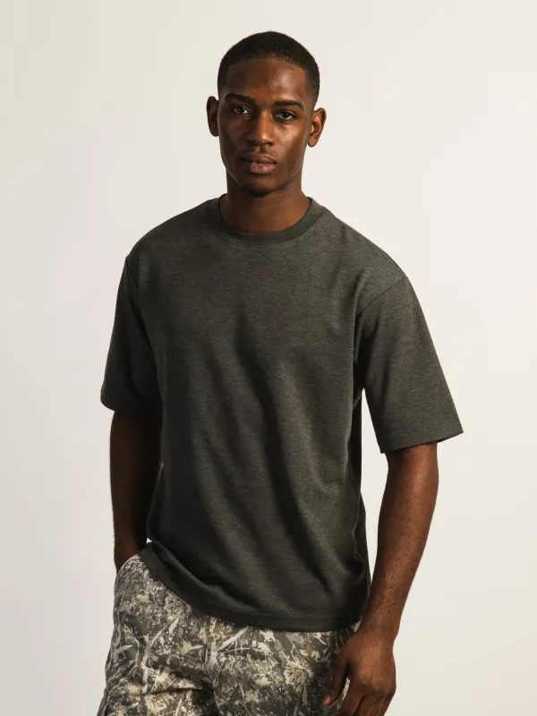 KOLBY KEEP COOL BOXY FIT TEE -CHARCOAL sold by Kolby