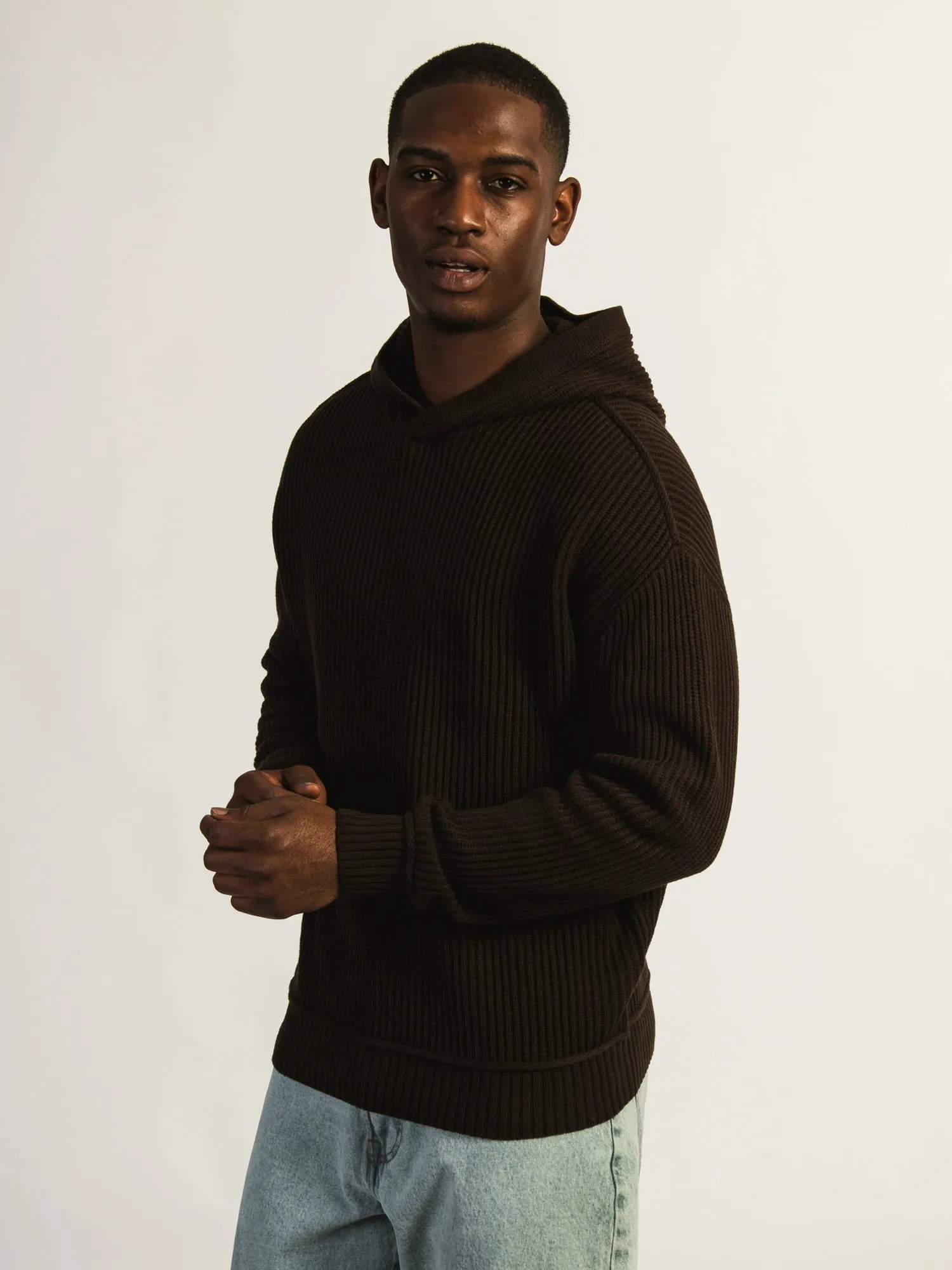 KOLBY SWEATER HOODIE - CHOCOLATE sold by Kolby product image thumbnail 3