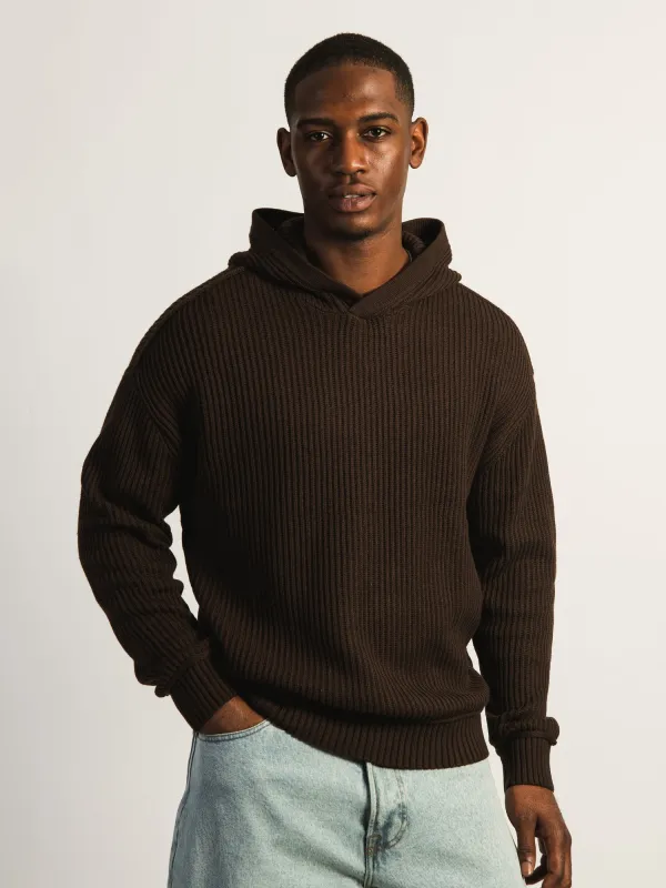 KOLBY SWEATER HOODIE - CHOCOLATE sold by Kolby