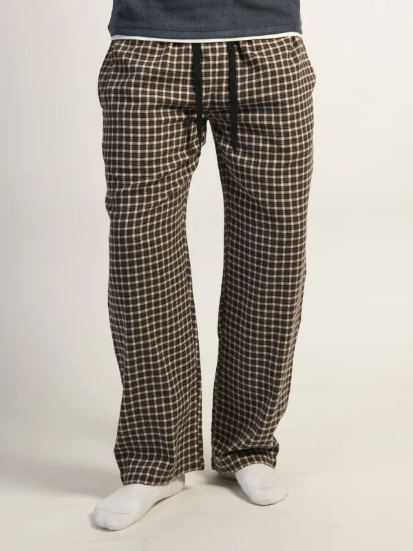 KOLBY PLAID PANT - BROWN sold by Kolby