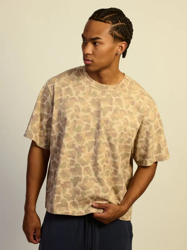 KOLBY SHORT CUT HEAVYWEIGHT TEE - CAMO sold by Kolby