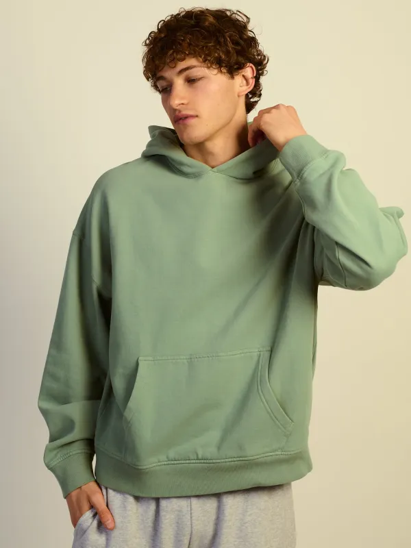 KOLBY RELAXED FIT HOODIE - DUSTY GREEN sold by Kolby
