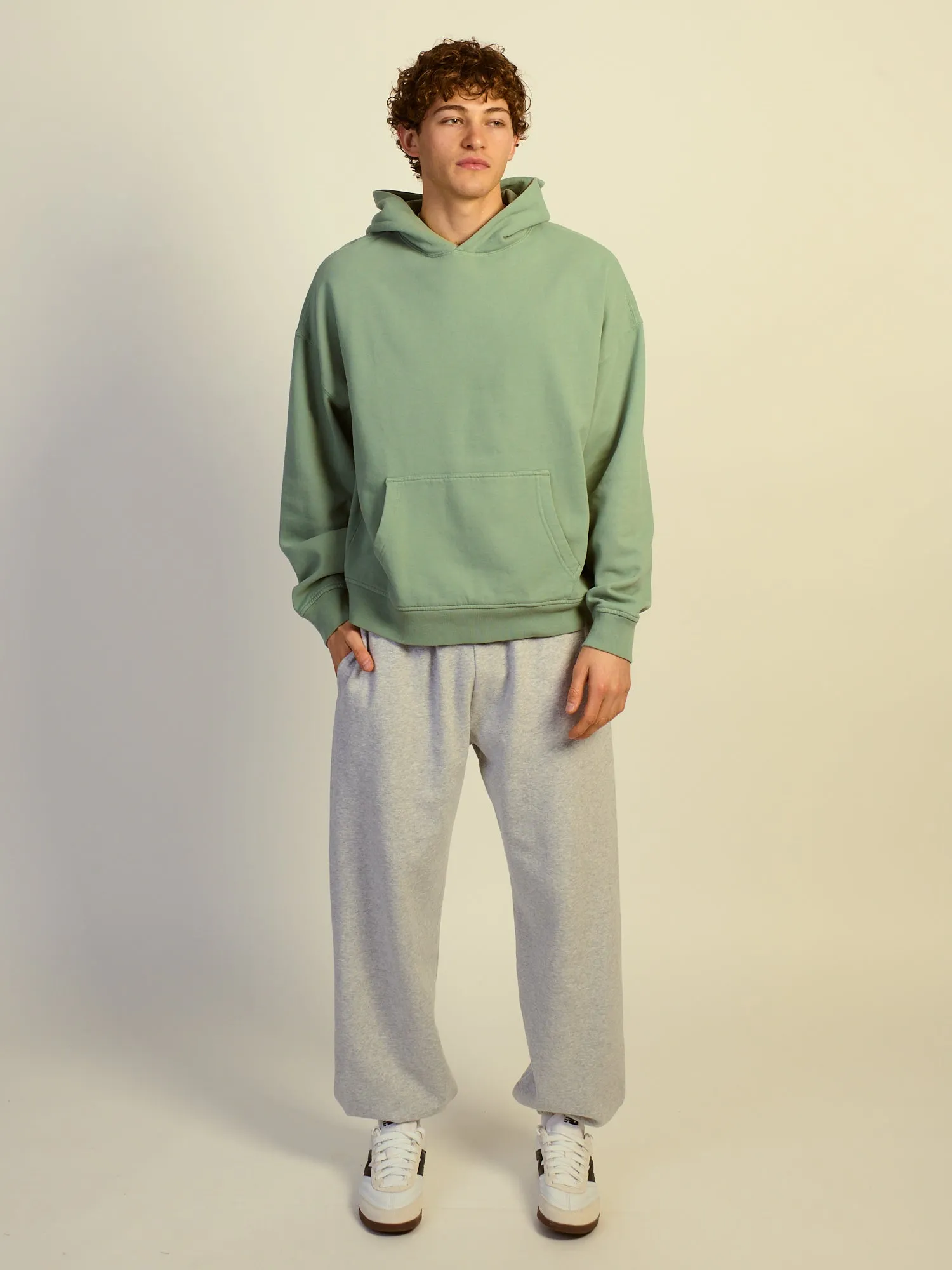 KOLBY RELAXED FIT HOODIE - DUSTY GREEN sold by Kolby product image thumbnail 2