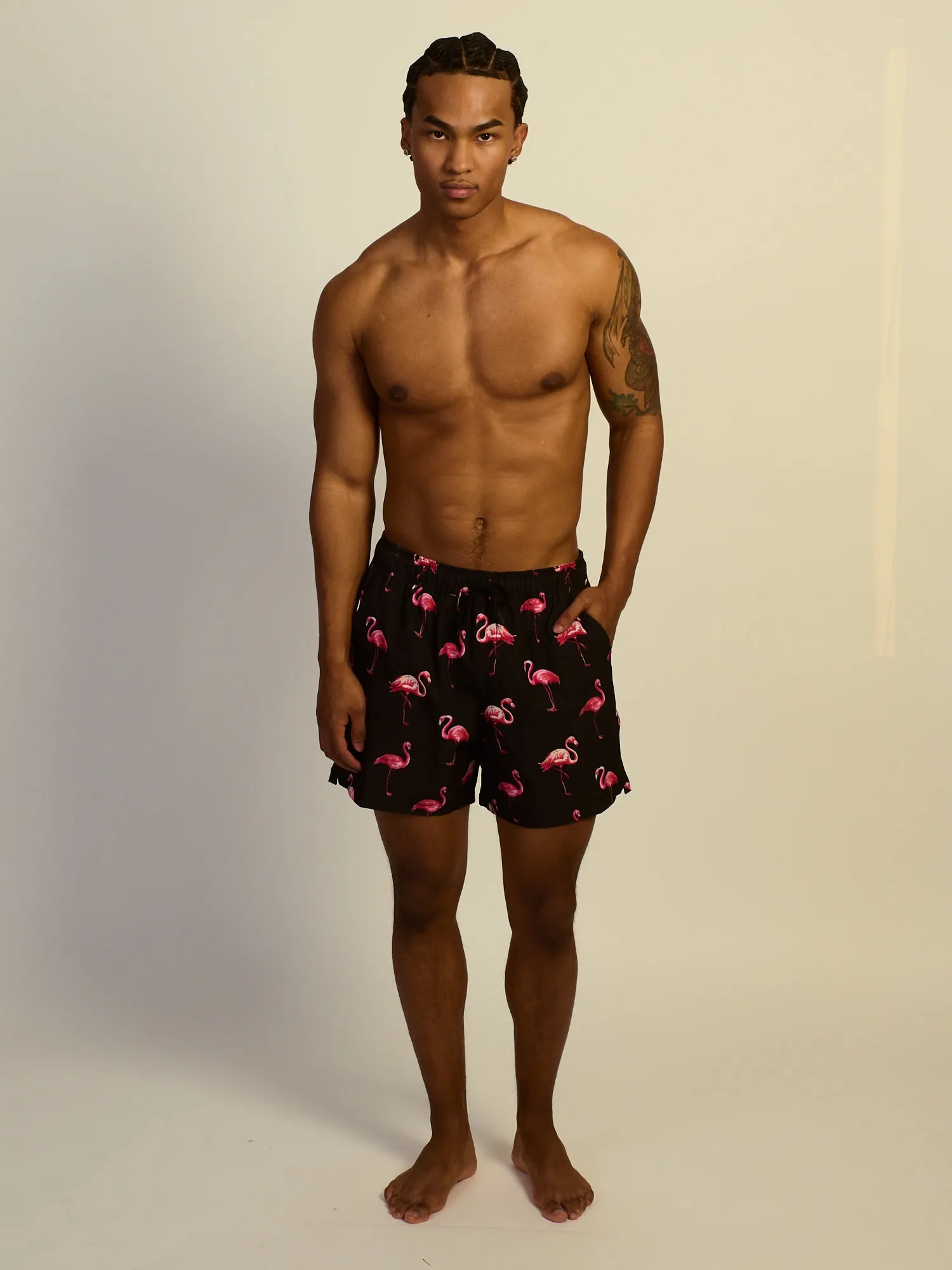 KOLBY SWIM FLAMINGO 5in STRETCH SWIM SHORT sold by Kolby product image thumbnail 3