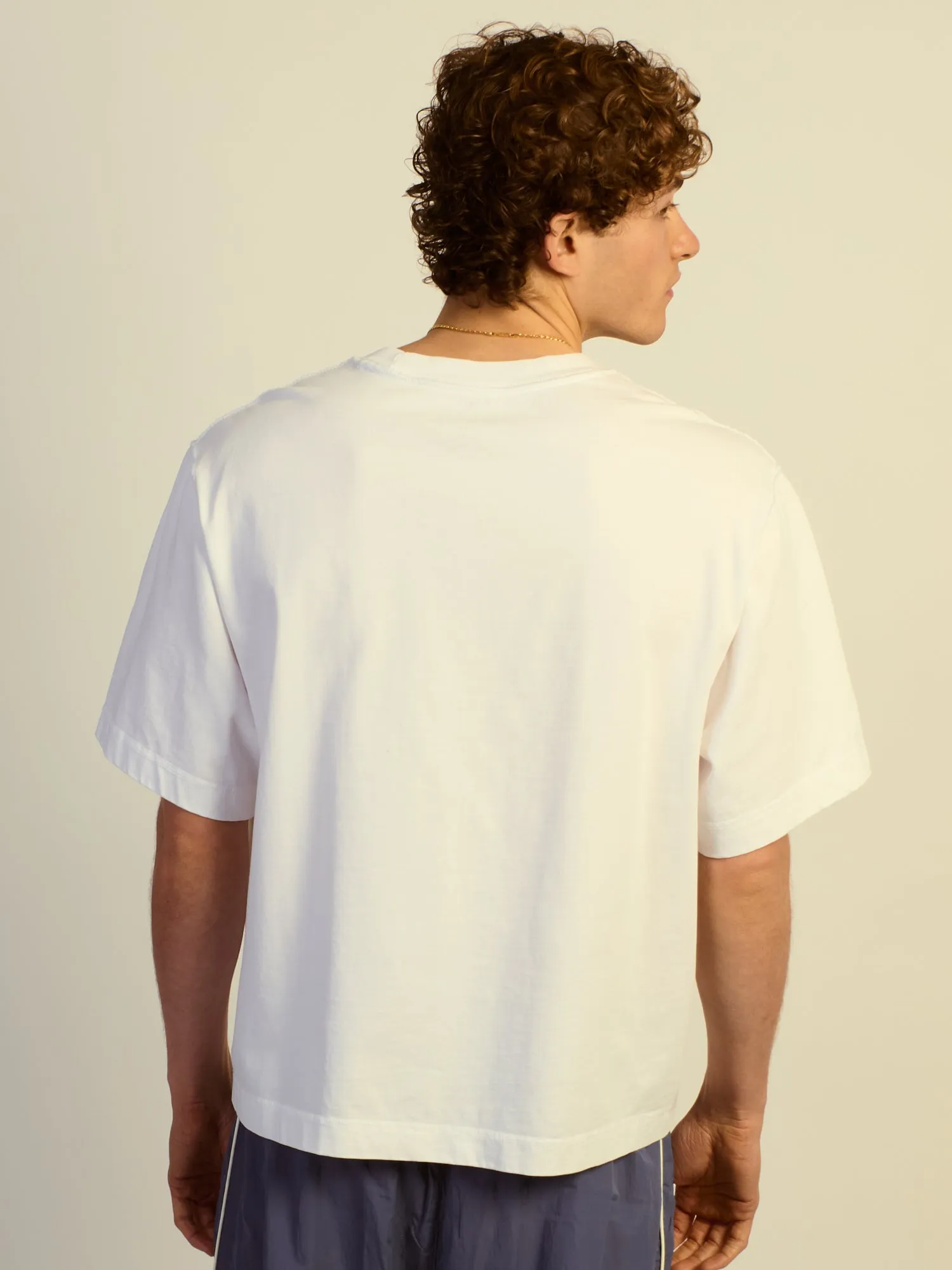 KOLBY SHORT CUT HEAVYWEIGHT TEE - WHITE sold by Kolby product image thumbnail 4