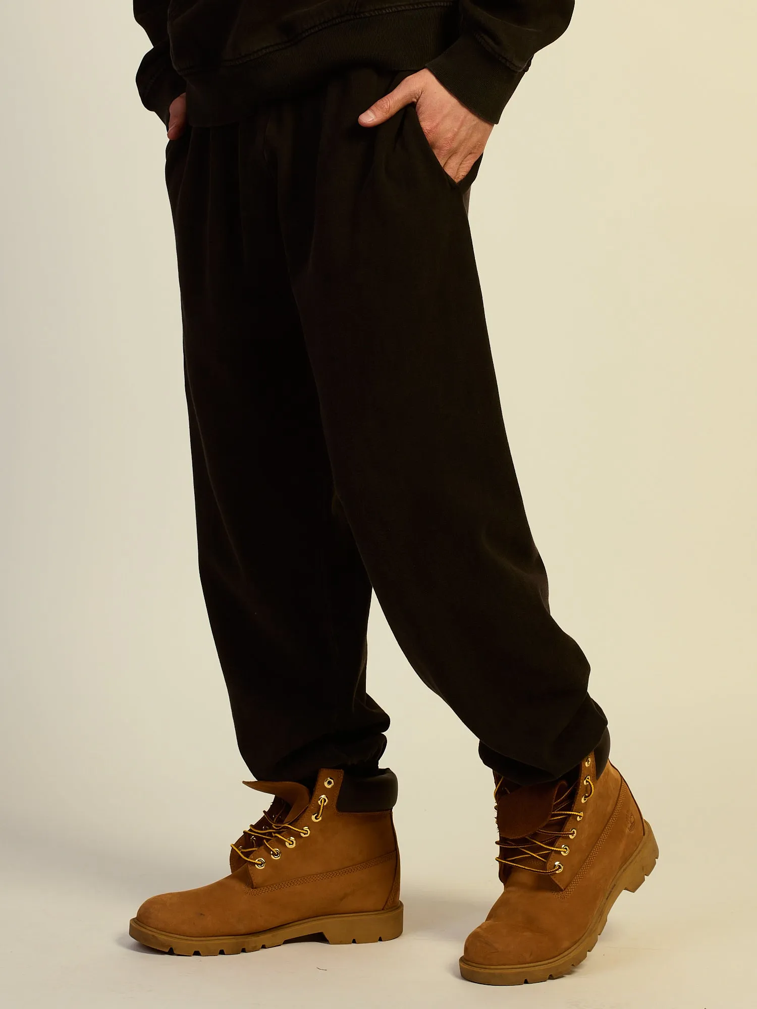 KOLBY BAGGY FLEECE JOGGER - BLACK sold by Kolby product image thumbnail 3