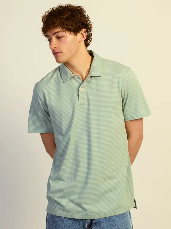KOLBY KEEP COOL LIGHTWEIGHT POLO - DUSTY GREEN sold by Kolby