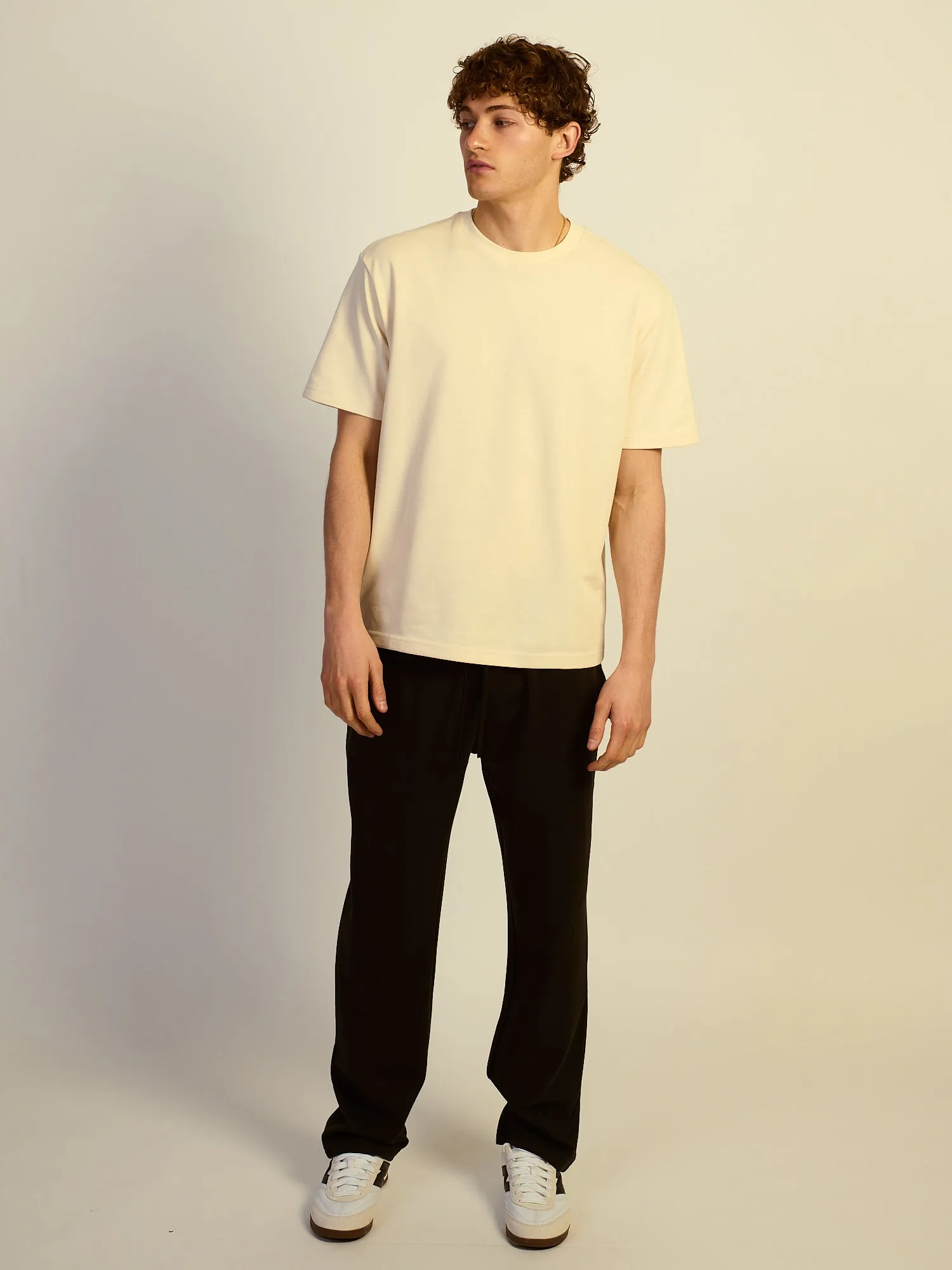 KOLBY RELAXED FIT KEEP COOL TEE - NATURAL sold by Kolby product image thumbnail 2