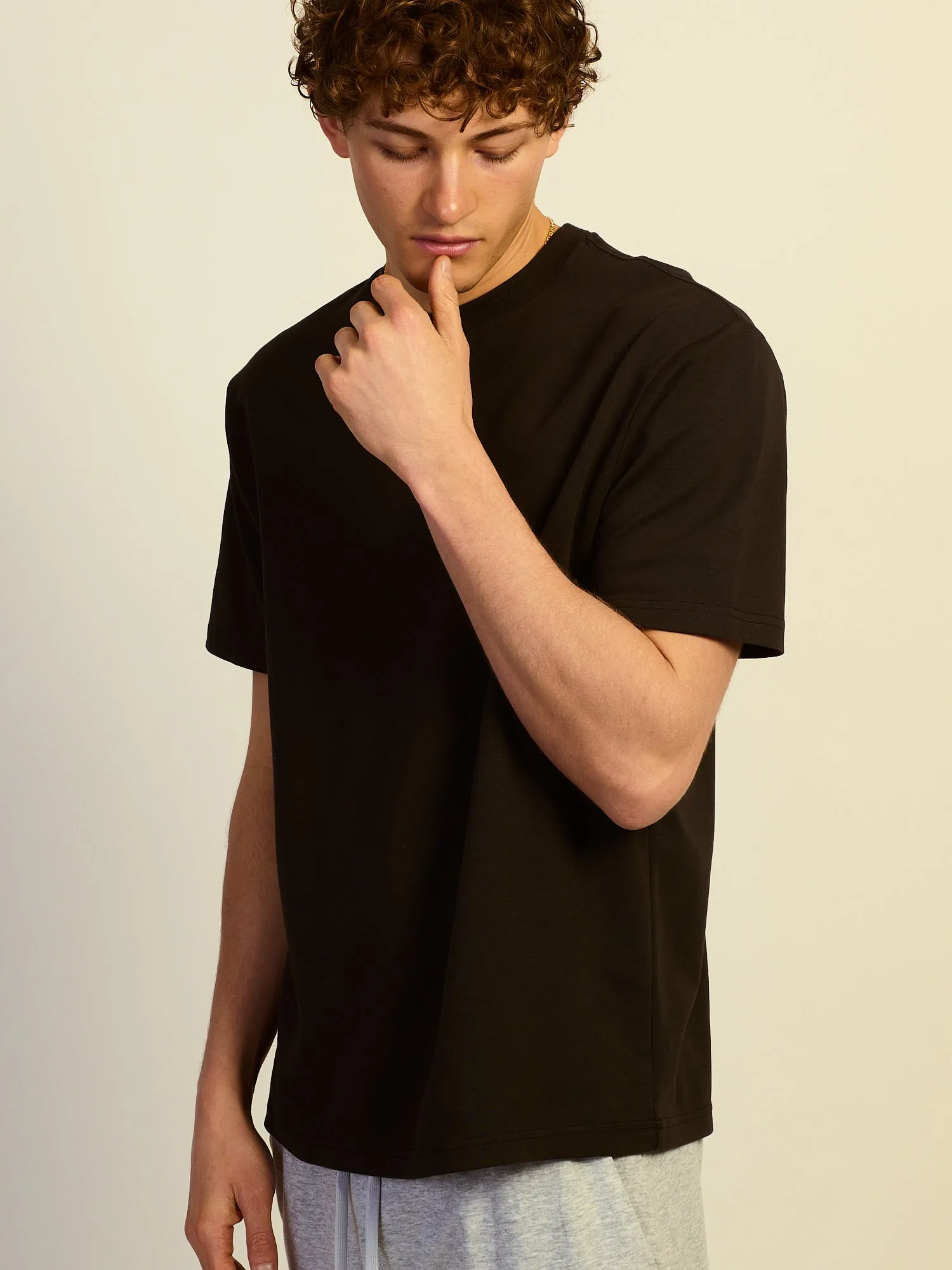 KOLBY RELAXED FIT KEEP COOL TEE - BLACK sold by Kolby product image thumbnail 3
