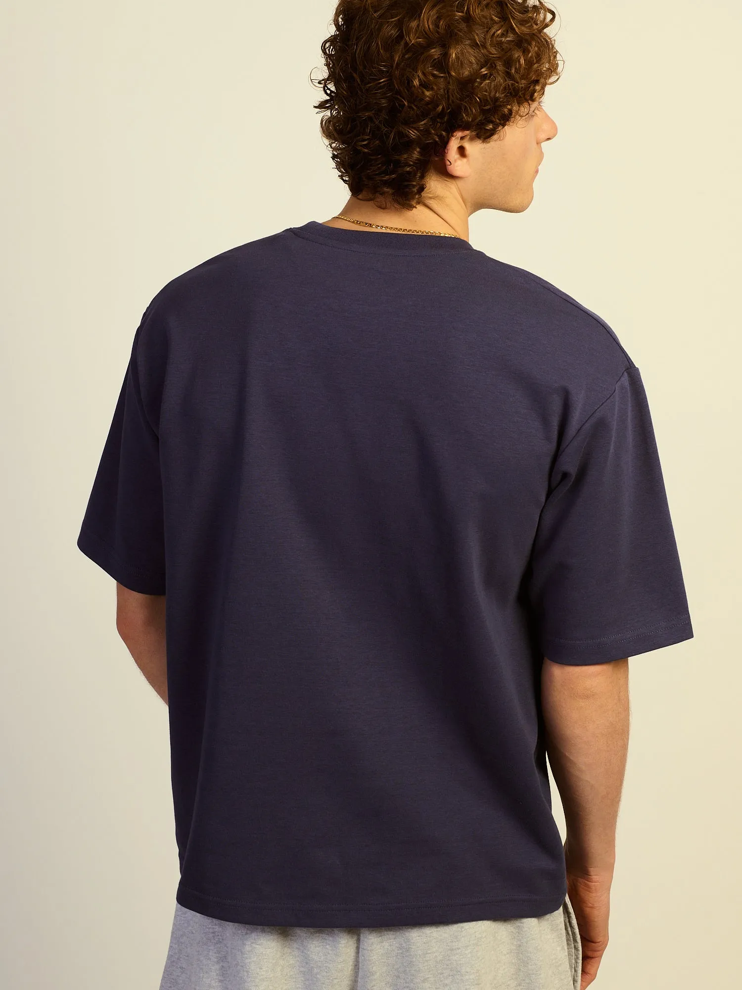 KOLBY BOXY FIT TEE - CHARCOAL NAVY sold by Kolby product image thumbnail 4