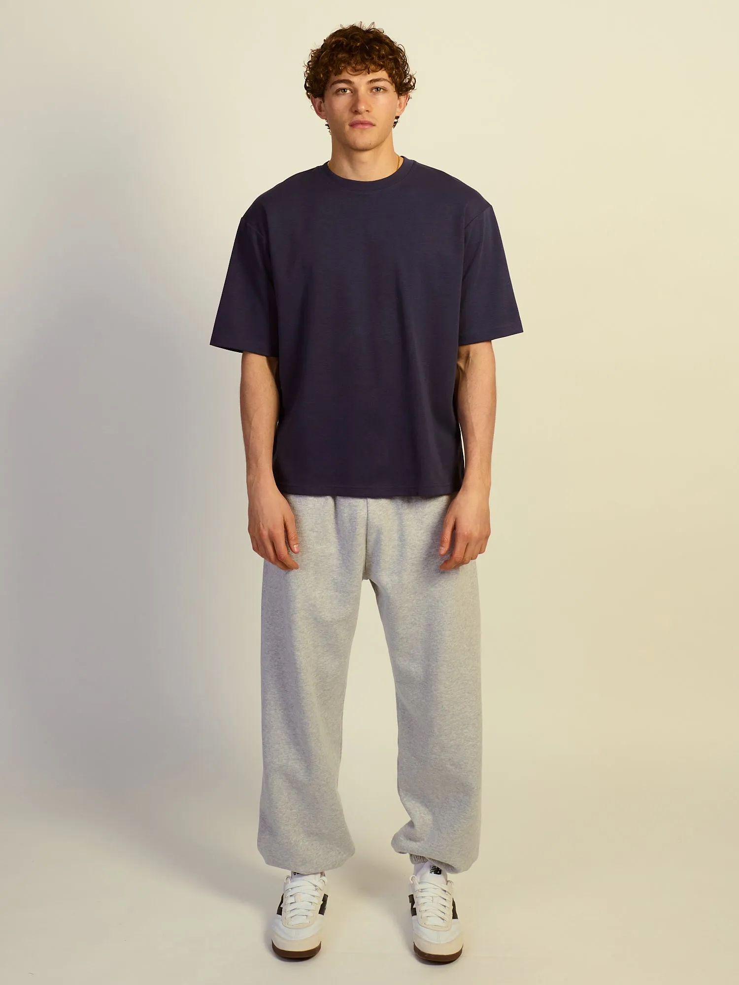 KOLBY BOXY FIT TEE - CHARCOAL NAVY sold by Kolby product image thumbnail 2