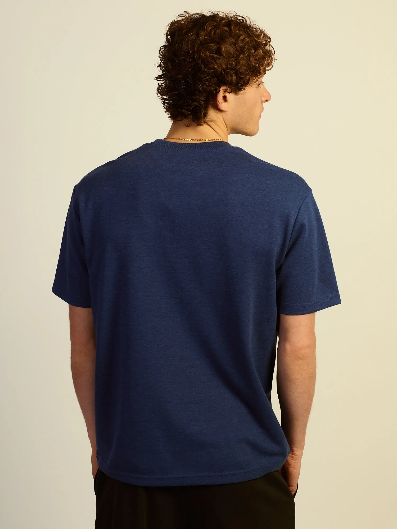 KOLBY RELAXED FIT KEEP COOL TEE - NAVY sold by Kolby product image thumbnail 4